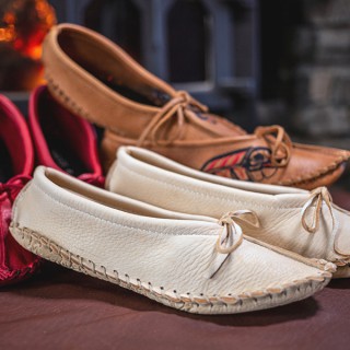 Leather Hides in Hand