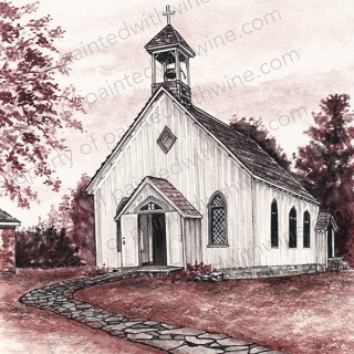 Art Painted with Wine