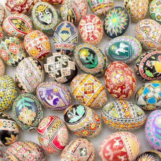 Miscellaneous Ukrainian Eggs by Angela